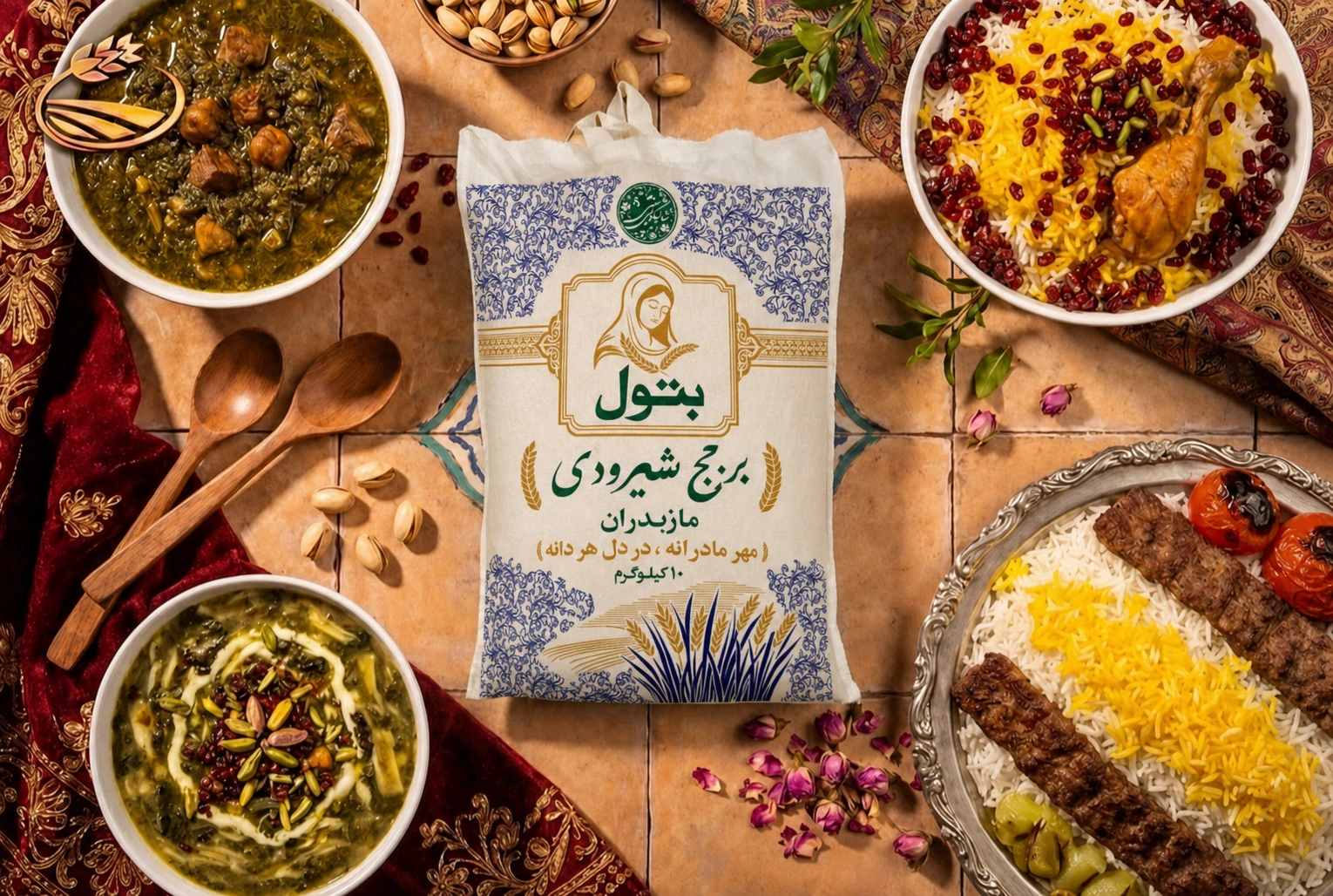 برنج شیرودی زاغمرز